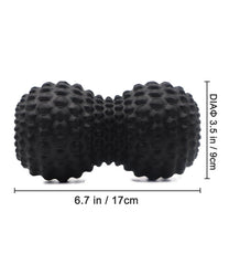 KitWILD double lacrosse massage ball front view for targeted relief