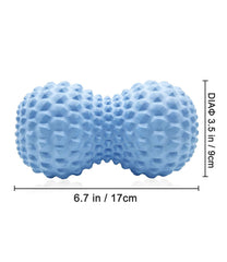 KITWILD Pelota de masaje con forma cacahuete y diseño ergonómico.