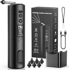 KIWONG ear cleaner with LED display for precise, safe cleaning.