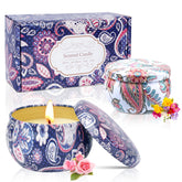 Vela KIYTARBOO con aroma pera inglesa y freesia para un ambiente relajante.