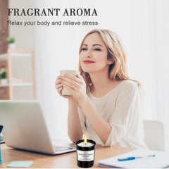 KIYTARBOO lavender candle for calming aromatherapy and relaxing evenings.