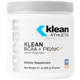 Klean Athlete Klean BCAA + Peak ATP powder in tub for lean muscle support.