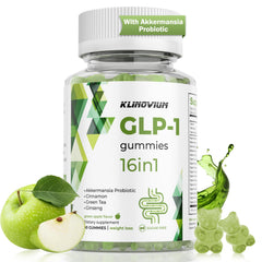 Klinovium GLP1 Gummies bottle pour for an easy daily boost and metabolism support