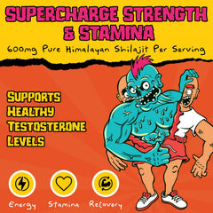 KLUNK! Shilajit Gummies raspberry flavor for tasty daily energy support