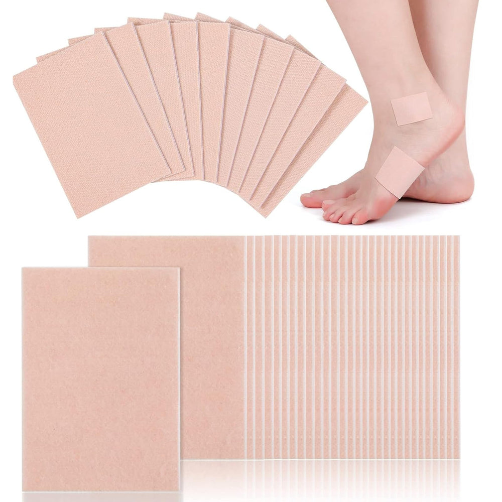 Klyranix moleskin adhesive padding sheets ready for blister prevention and foot comfort