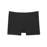 KNIX Dream Short Black front view showing night leak protection