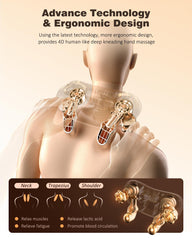 KNQZE ergonomic fit hugs the neck for targeted massage.