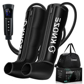 KNQZE leg compression massager boot side view for full leg recovery.