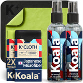 Koala Lifestyle eyeglass cleaner bottle front view for streak-free lens cleaning.
