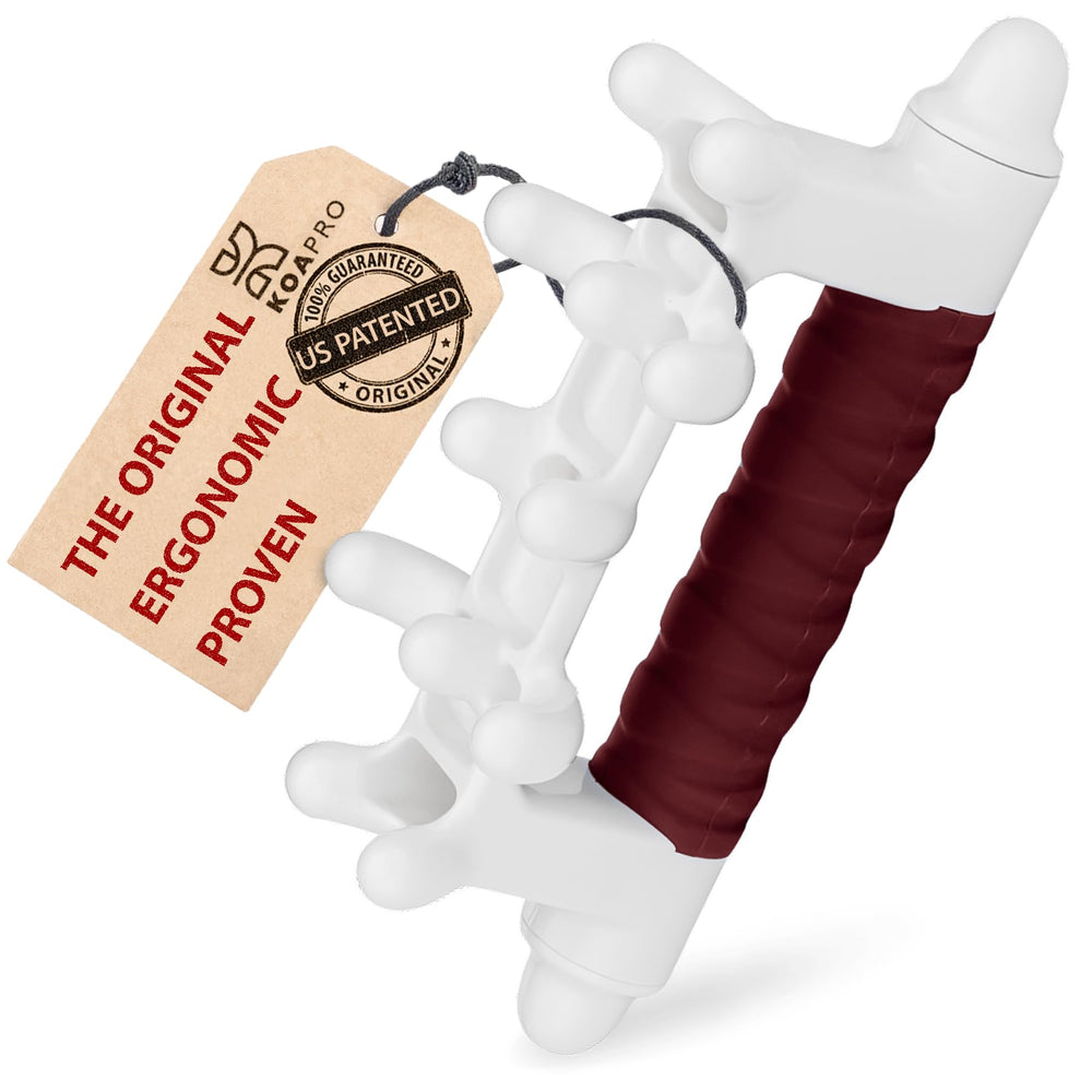 KOA KOAPRO cellulite and fascia massage tool held in hand for targeted relief