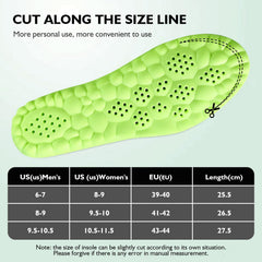 KOAVDMT breathable honeycomb design keeps feet cool during long wear.