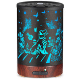 Kobodon diffuser with seven color LED lights creates a calming room ambiance.