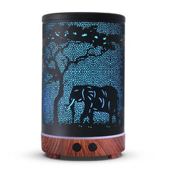 Kobodon Elephant Diffuser with 7-color LEDs creates a relaxing room ambiance.