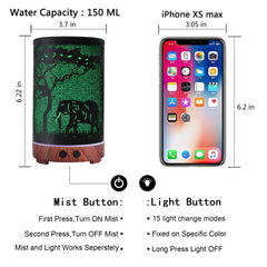 Kobodon Elephant Diffuser operates quietly for focus or sleep.