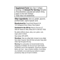 Kolorex Softgels capsules close-up showing dose for daily digestive care.