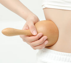 Komogir dual-curve wood cup supports vacuum-inspired body contouring