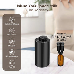 KONCHILE 7-color LED diffuser, mood lighting and fragrance in one.