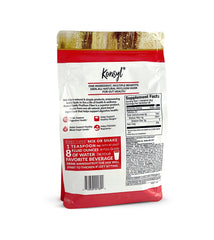 Close-up of Konsyl psyllium husk powder showcasing pure plant-based fiber