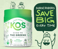USDA Organic certification logo on KOS packaging