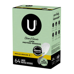 Kotex Lightdays Liners Regular open box highlighting soft, silky liners