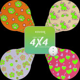 KOVOQ GlowArmor butterfly design patches improve visibility for Dexcom G7 day and night wear.