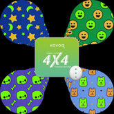 KOVOQ GlowArmor patches secure Dexcom G7 sensors with glow-in-the-dark visibility.