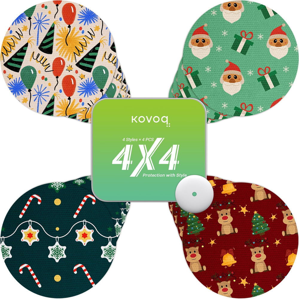 KOVOQ Libre 3 Plus sensor covers waterproof protection for active wear.