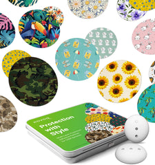 KOVOQ surprise pattern patches for Dexcom G7 offering discreet daily wear.