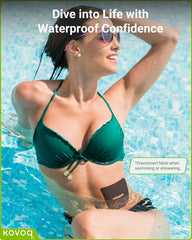 KOVOQ Tandem Mobi adhesive sleeve back view illustrating discreet fit