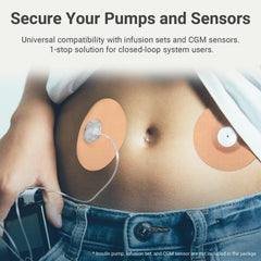 KOVOQ waterproof breathable patch lets you shower with CGM sensor.