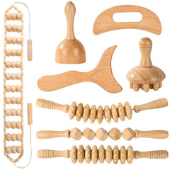 KQXTOKTY wood therapy cup for targeted massage and relaxation at home.