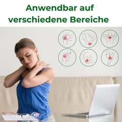 Krauterhof Horse Balm massage-application showing easy, quick absorption