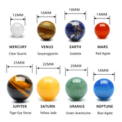 KRISININE Venus ball enhances ambient space decor and calming energy on shelves.