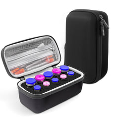 Krypthos 10-slot vial protector case front view showing organized insulin storage.