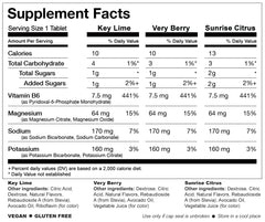 KSPtabs Trial Pack Lime packet promotes hydration and electrolyte balance.