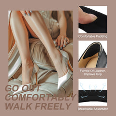 KTSAY peel-and-stick heel pad applied inside shoe for quick comfort