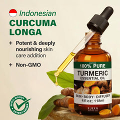 KUKKA aceite cúrcuma, masaje corporal con aceite portador