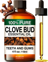 KUKKA Clove essential oil bottle for diffusion and DIY blends.