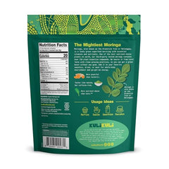 Scoop of Kuli Kuli Moringa powder for smoothies and breakfasts