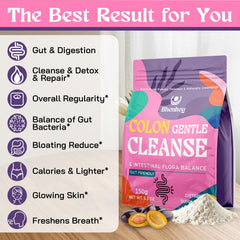 Kusofft probiotic capsules beside cleanse ingredients for gut support