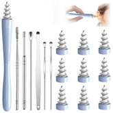 KUTDEP ear wax removal tool bundle shows ergonomic design for gentle, precise cleaning of the ear canal