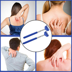 Kuvvfe back scratcher non-slip rubber handle for secure grip.