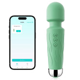 Kverg handheld massager front view, compact for travel and daily use.