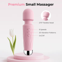 Kverg massager with quiet operation under 40 dB for discreet use.