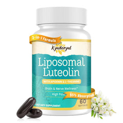Kynderynl Liposomal Luteolin 200mg bottle with memory-support packaging