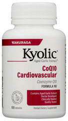 Kyolic Aged Garlic Extract Formula 110 bottle, promoting easy daily cardiovascular support.