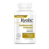 Kyolic Aged Garlic Extract Formula 200 bottle shows odorless aging for potential heart and immune benefits.