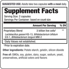 Kyolic Kyo-Dophilus digestive support capsules help maintain healthy intestinal function daily