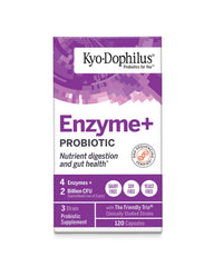 Kyolic Kyo-Dophilus capsules highlighting probiotic strains for gut balance.