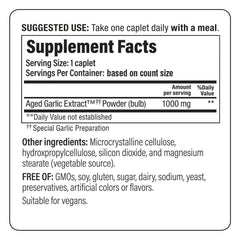 Kyolic odorless aged garlic tablets provide gentle daily digestion and antioxidant support.